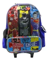 Mochila Superheroes 18 PuLG C/carro Escolar Cresko Legitima