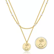 Colgante Mbw Con Flores De Nacimiento En Oro De 18k