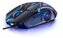 Mouse Gamer X-absolut 3200dpi Rgb Led 6 Botões Usb Jogos