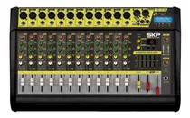 Consola Potenciada Mixer Skp Vz-120 Ii Bluetooth 12ch 2x250w