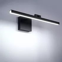 19.6 Pulgadas Cuarto De Baño Vanidad Luz Led Moderno Negro 