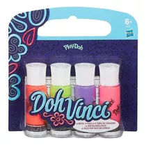 Doh Vinci Refil Deco Pop Cores Vibrantes Hasbro A8322