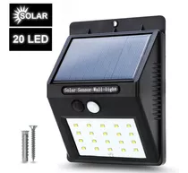 Luz Solar Led Para Exteriores, Lámpara Recargable Con Sensor