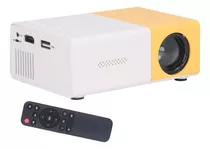 Proyector Mini Led Multimedia 60 ´ Hdmi Vga Usb Sd Color Amarillo