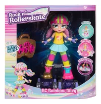 Boneca Rainbow Riley Patinadora Com Controle Remoto Candide