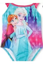 Traje De Baño De Niña Frozen Original E Importado 