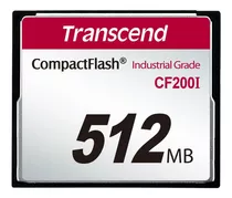 Cartao Cf Transcend 512mb Ts512mcf200i 200x Industrial Grade