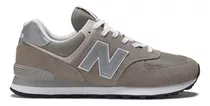 Tenis New Balance Ml574e Para Hombre-gris Claro