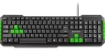 Teclado Gamer Teclas Verdes Tc201 Multilaser