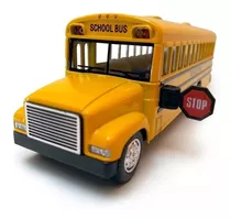 Miniatura Onibus Escolar Americano S. Bus 09cm 