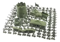 Diorama De 100 Piezas De Miniaturas, Figuras De Soldados, Di
