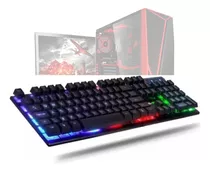 Kit Teclado Mouse Gamer Led Semi-mecânico Usb Dw 300 Oferta