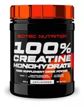 Creatina 100% Monohidradata Scitec Nutrition En Polvo 300gr Sabor Sin Sabor