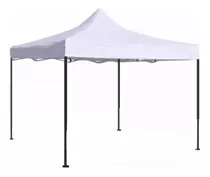 Gazebo Reforzado Toldo Carpa 3x3 Mt Blanco Metal Jardin Camping