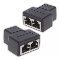 2 Duplicador De Saídas Cabo De Rede Rj45 Emenda Internet 1x2