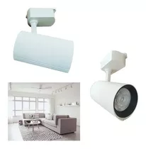 Spot Led Lampara Techo Para Riel Blanco 3000k 45w 