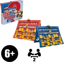 Jogo Adivinha Quem? Com 2 Molduras E 2 Folhas Frente E Verso F6105 Vermelho E Azul Hasbro