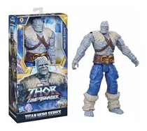 Muñeco Korg Thor Love And Thunder Titan Heroes Marvel 30 Cm