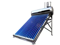 Termotanque Solar De 300 Lts Acero Inox Con Resistencia