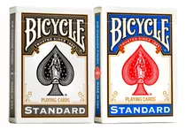 Kit 2 Baralhos Bicycle Standard Preto E Azul Cartas Original