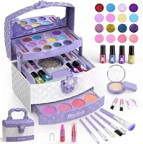 Maleta Kit De Maquillaje Para Ninos 35 Piezas