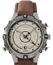 Timex Hombres T2n721 Brújula De Cuarzo Inteligente Temperatu