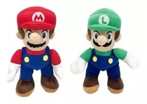 Pelúcia Mario Bros E Luigi Personagens Video Game