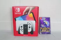 Nintendo Switch Oled Console & Game Soft Pokemon