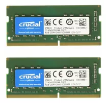 Memoria Ram 8gb (2x4gb) Ddr4 2400mhz Sodimm Crucial