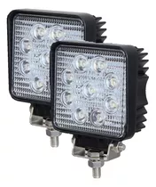 Pack X2 Focos Led Autos 27w Neblinero Barra Led 4x4