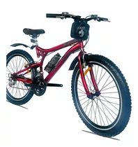 Bicicleta Negra Montañera Aro 26 New - S A Todo El Perú Color Rojo Tamaño Del Cuadro S. M