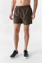 Short De Baño De Nylon Estampado Mosaico Hombre Prototype Mo