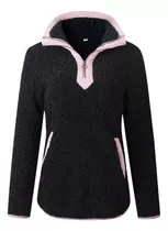 Sudadera Con Capucha Mullida De Gran Tamaño Para Mujer, Su