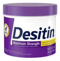 Desitin Bebe Máxima Potencia Morada Crema Original  16oz 1lb