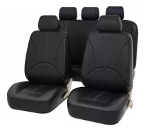 Funda De Asiento Cuero Coche Universal Para 5 Asientos 9 Pzs