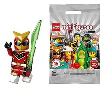 Minifiguras Lego Série 20 Super Warrior Red Power