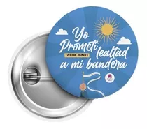 Pin Boton Prendedor Promesa Jura A La Bandera Pack X15