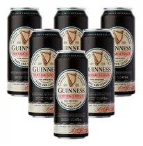 Cerveza Guinness Extra Stout 473cc X 6