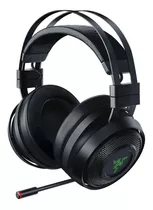 Audífonos Gamer Inalámbricos Razer Nari Ultimate Negro Con Luz Rgb Con Luz Led