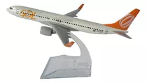 Miniatura De Avião B737 Gol Em Metal 16cm