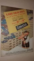 P480 Clipping Publicidad Zapatos Niños Grimoldi Año 1944