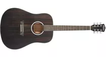 Washburn Deep Forest Ebony Guitarra Acustica Ebano Rayas