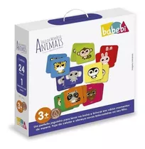 Jogo Da Memória Animais Joguinhos De Bolsa Babebi