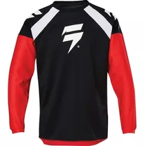 Camisa Motocross Shift Whit3 Label Race Preta/vermelha