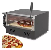 Forno Pizza Gás Industrial Infravermelho Refratário 2 Pizzas