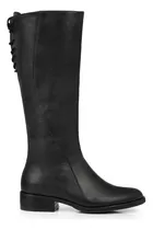 Bota Cuero Mujer Caña Alta Briganti Zapatos Goma Mcbo24470