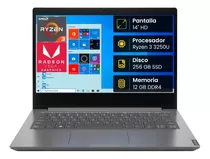 Notebook Lenovo Ryzen 3 12gb Ram 256 Ssd 14 W10 Pro Español