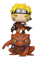 Figura De Acción  Funko Naruto Shippuden Naruto On Gamakichi 58152 De Funko Pop! Rides
