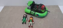 Lote W0054- Caçadores E Veículo Anfíbio Playmobil