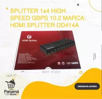 Splitter 1x4, High Speed Gbps 10.2 Hdmi Splitter Dd414a
